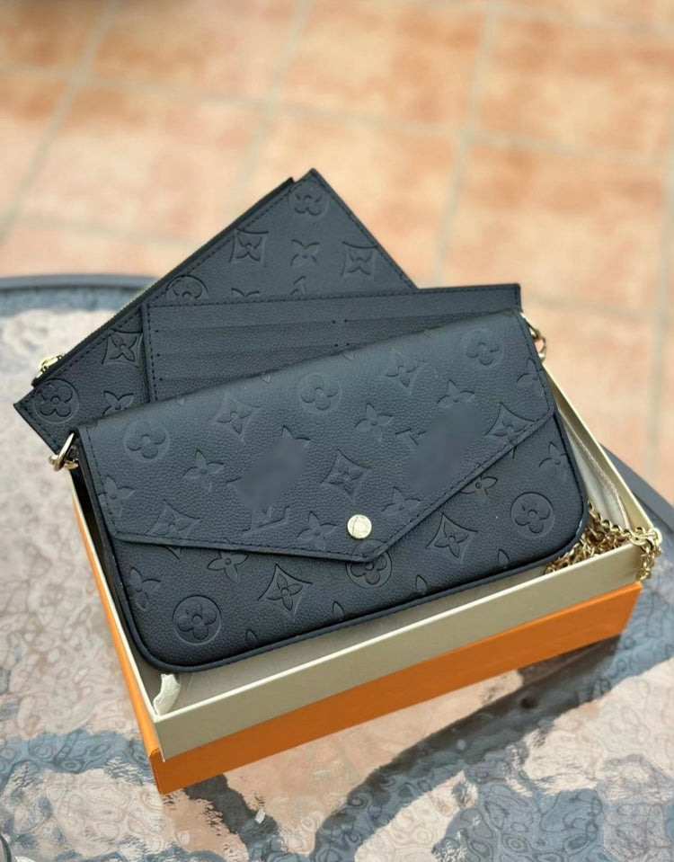Louie black crossbody