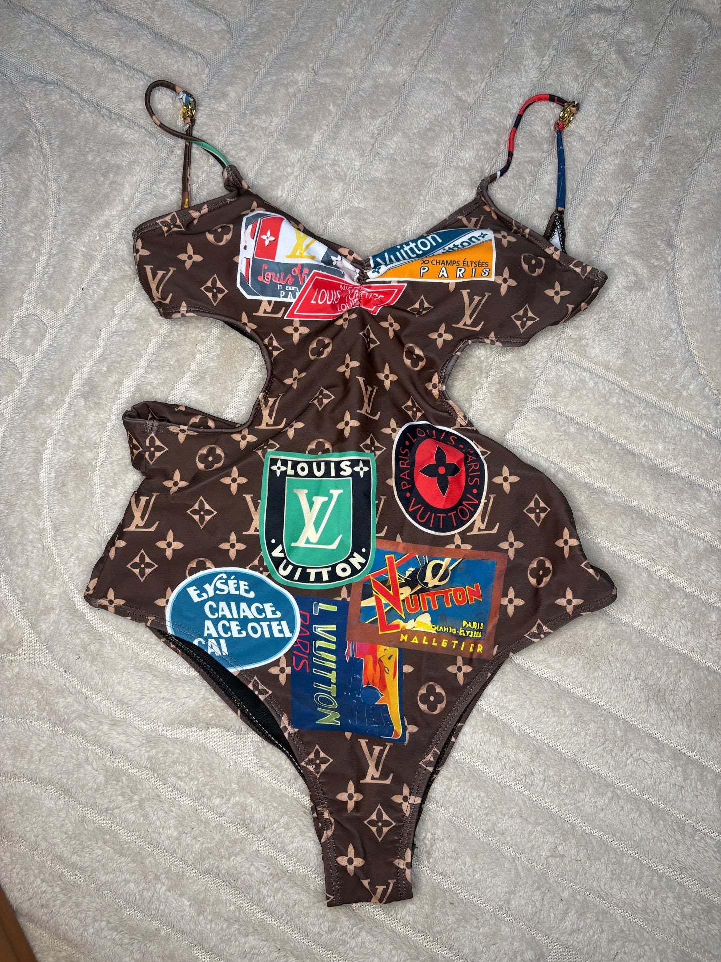 Louie cut out swimsuit