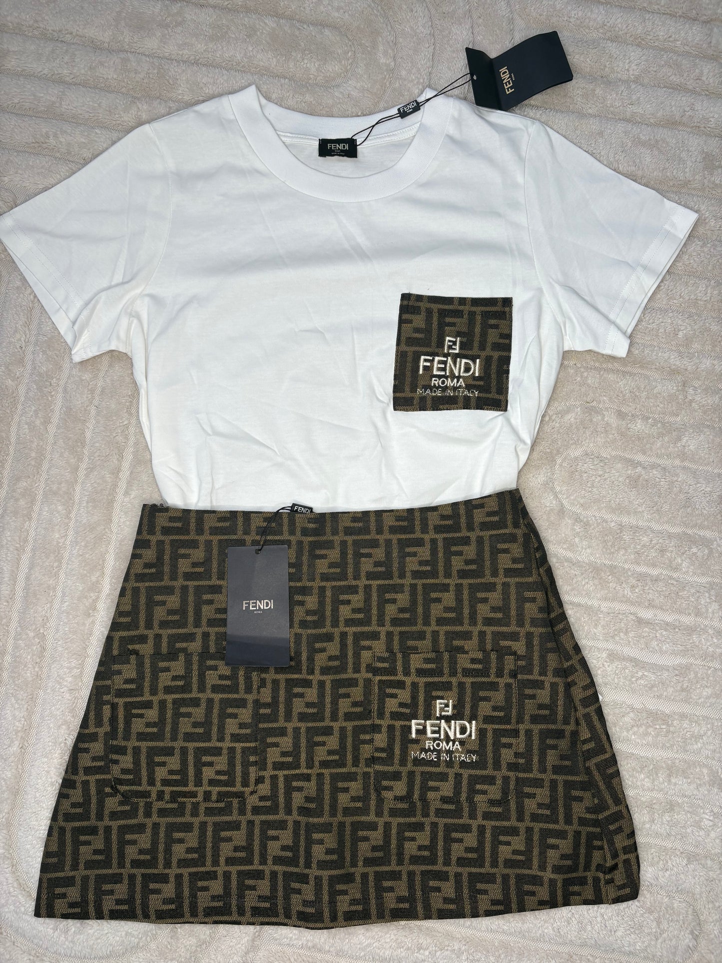 FenD skirt t shirt co ord