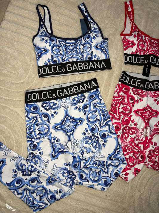 D&G legging set blue