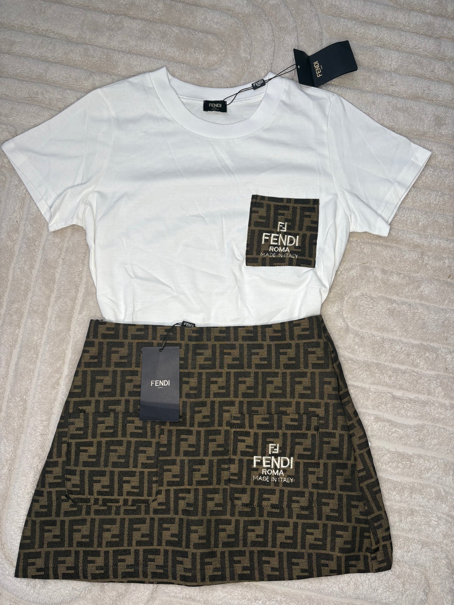 FenD skirt t shirt co ord
