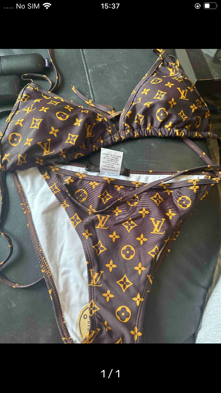 “ROMA” monogram bikini