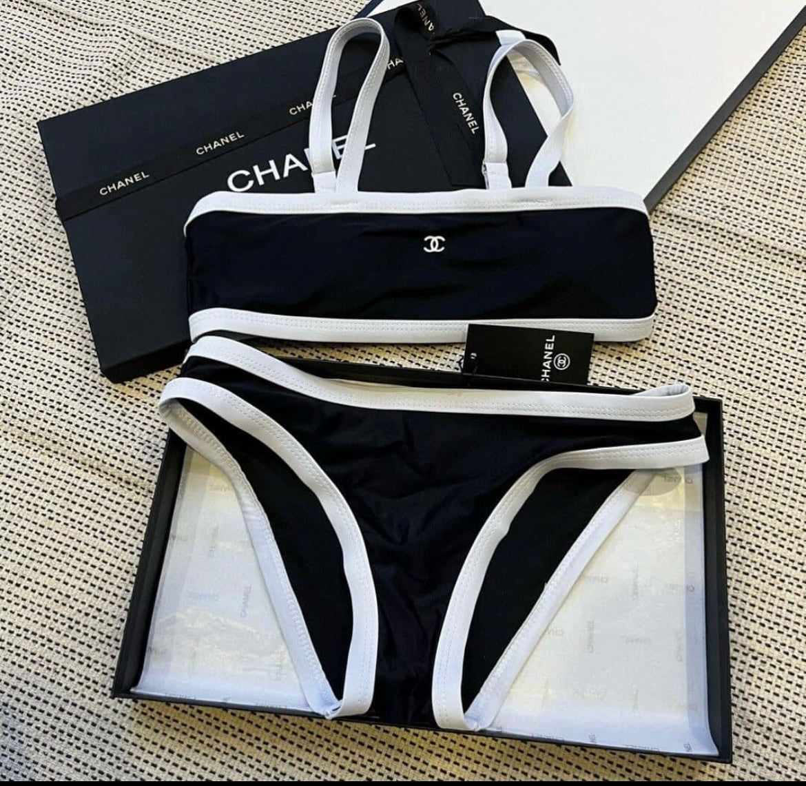 CC swimsuit monogram