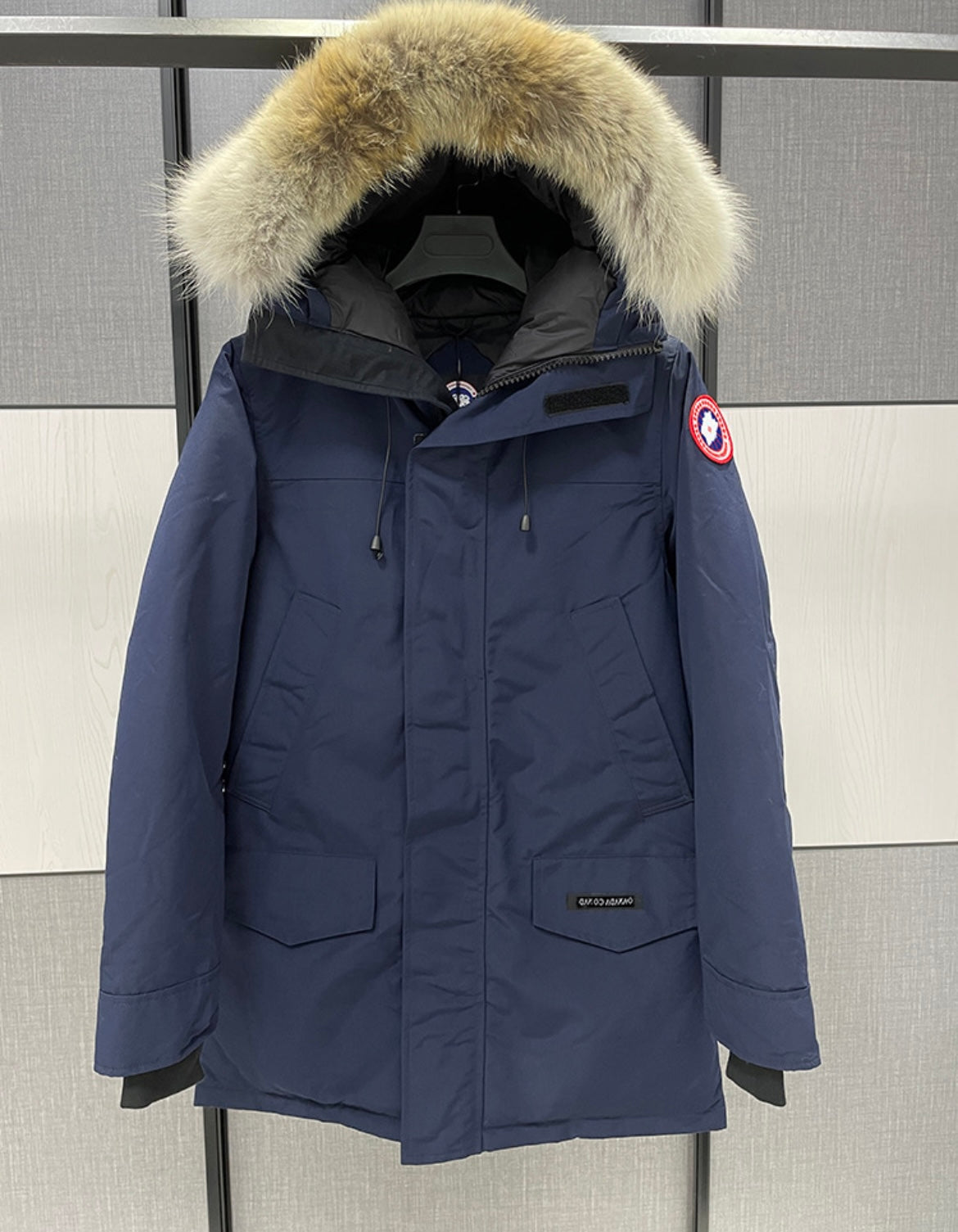Men’s CG medium length parka navy