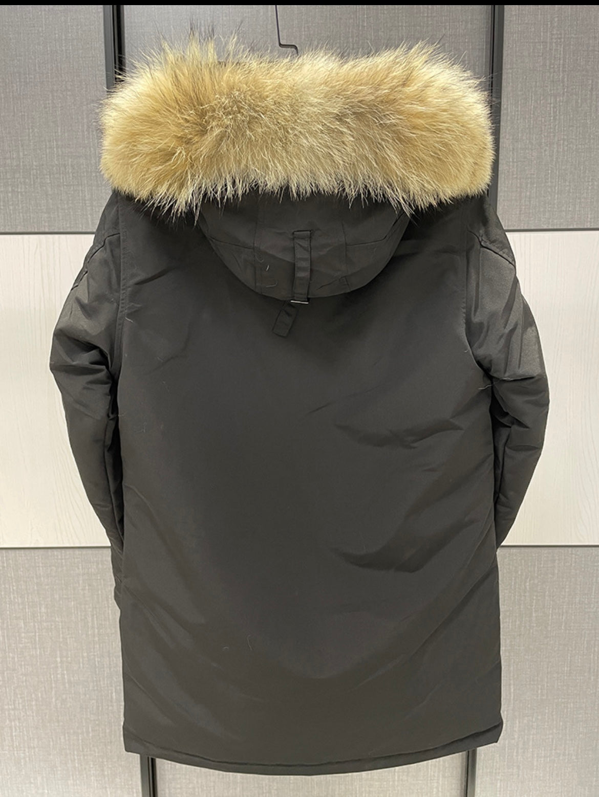 Men’s CG medium length parka black