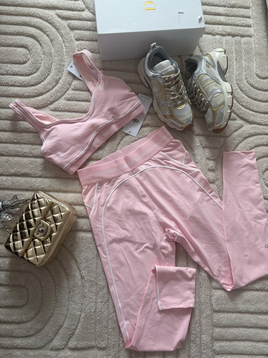 Alo heart throb set pink