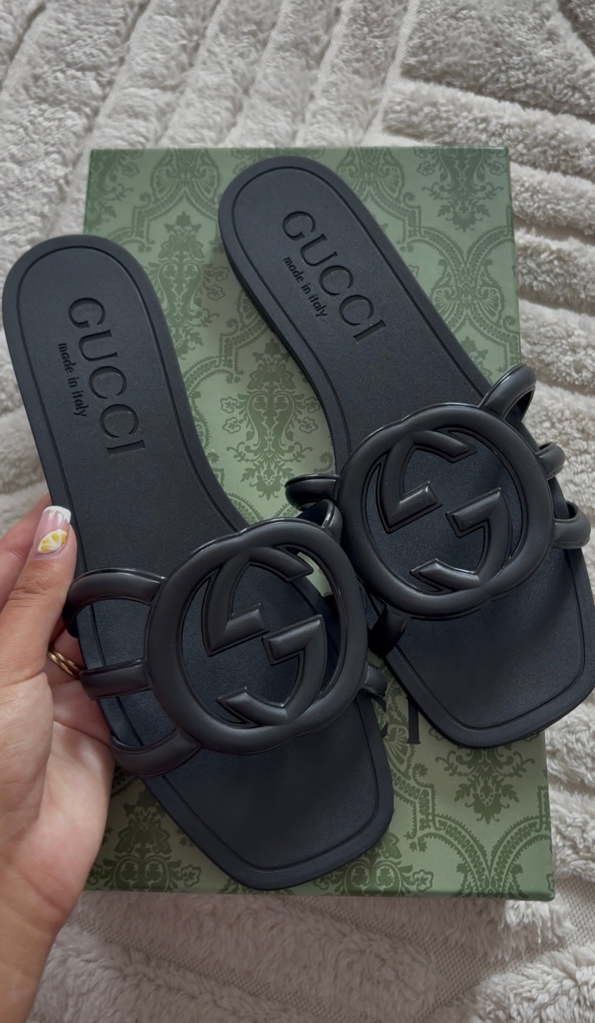 Gg rubber slide black