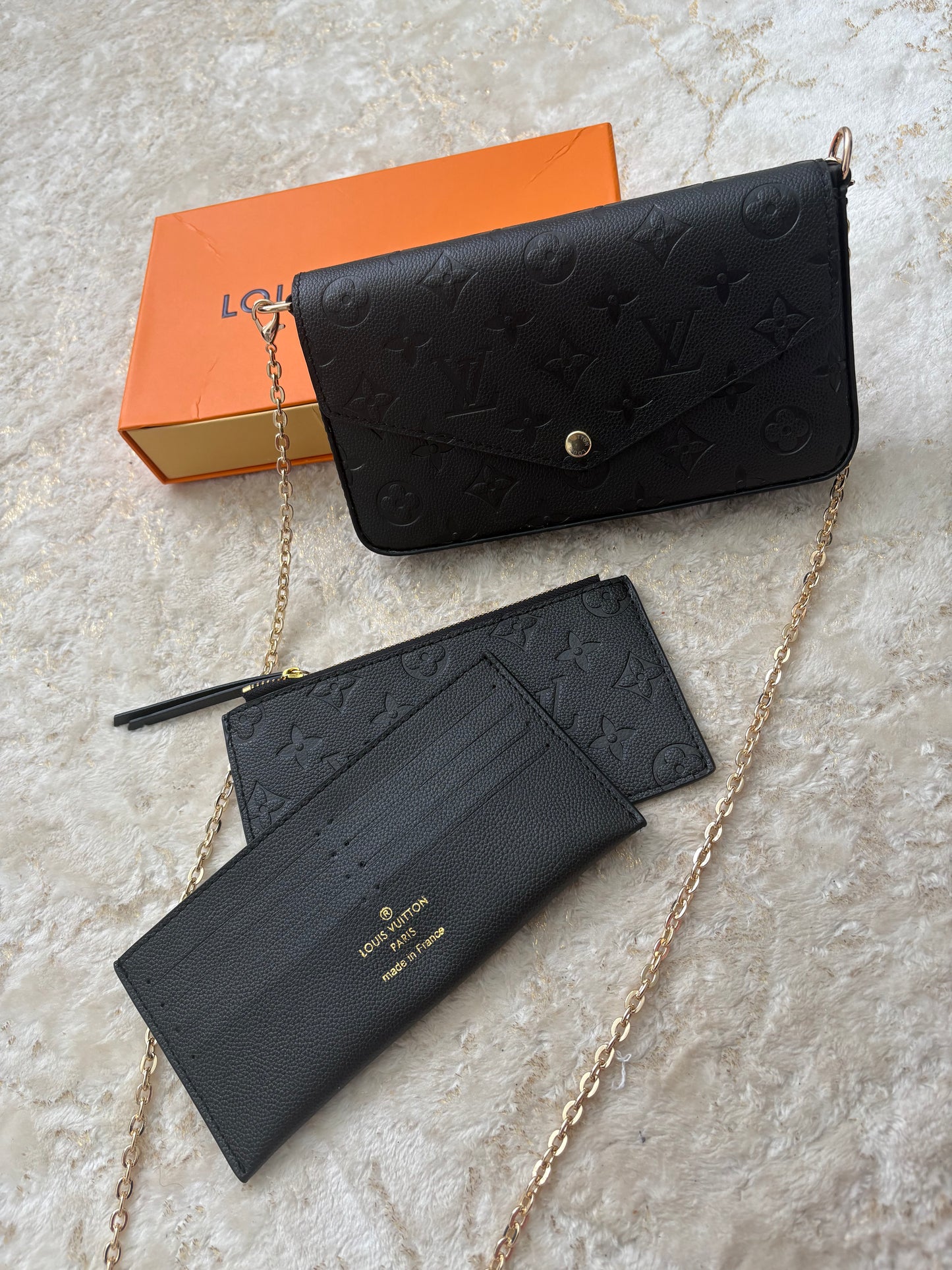 Louie black crossbody