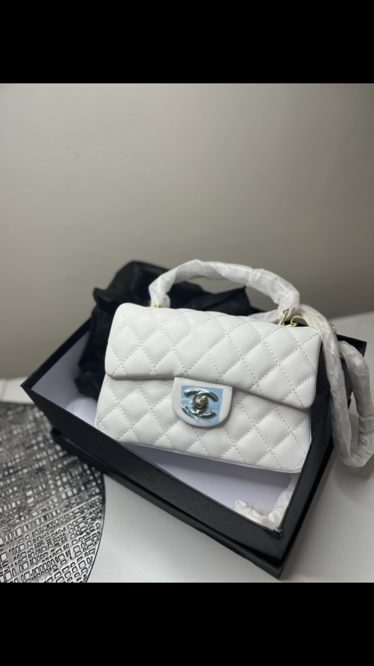 Mini cc classic flap white