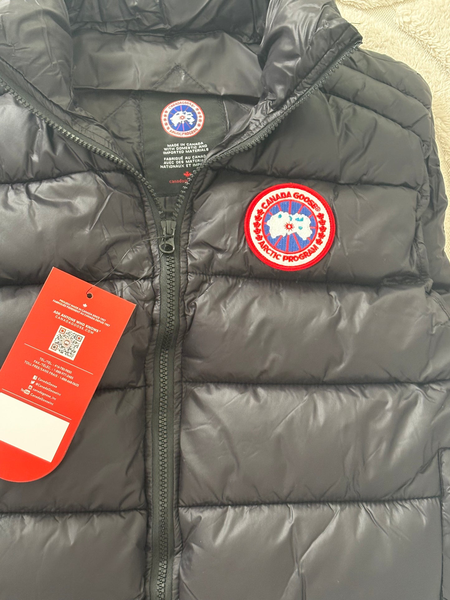( in stock size s ) cg gilet black