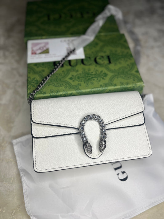 ( in stock ) mini white gg crossbody