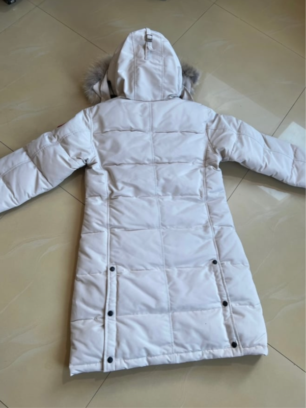 Cg parka beige fox fur hood