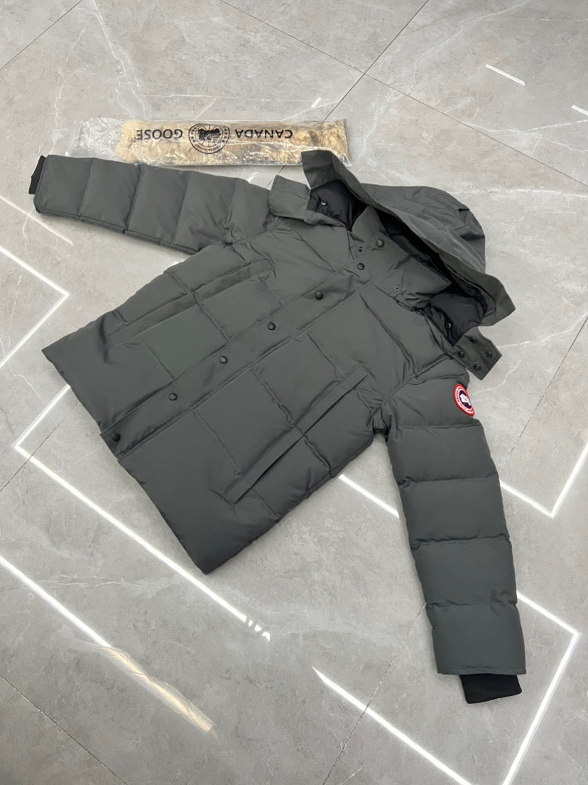 Men’s CG down jacket charcoal grey