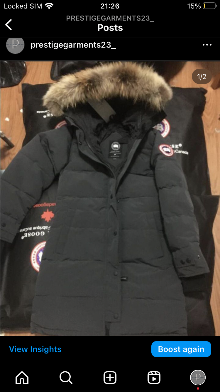 Cg parka black