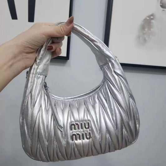 Miu m1u shoulder bag chrome