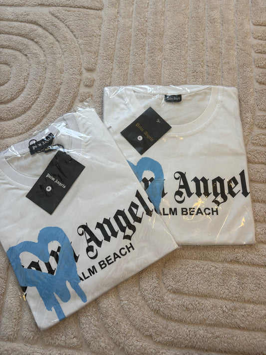 ( in stock size S&M ) angels t shirt white