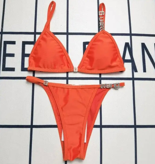 WANG bikini coral