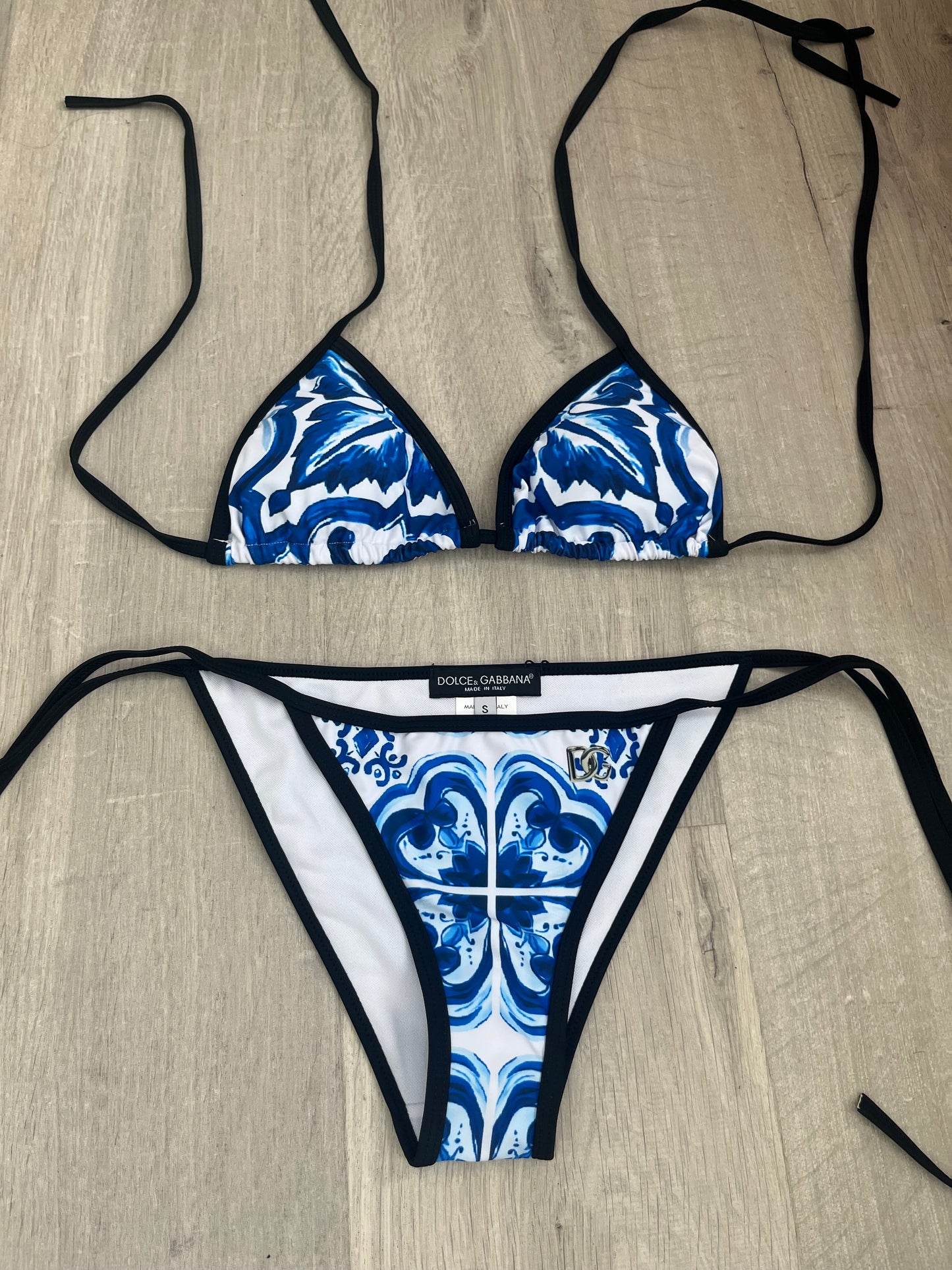 D&G bikini blue