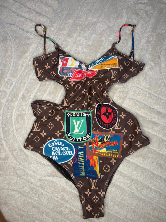Louie cut out swimsuit