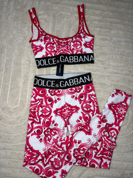 D&G legging set pink