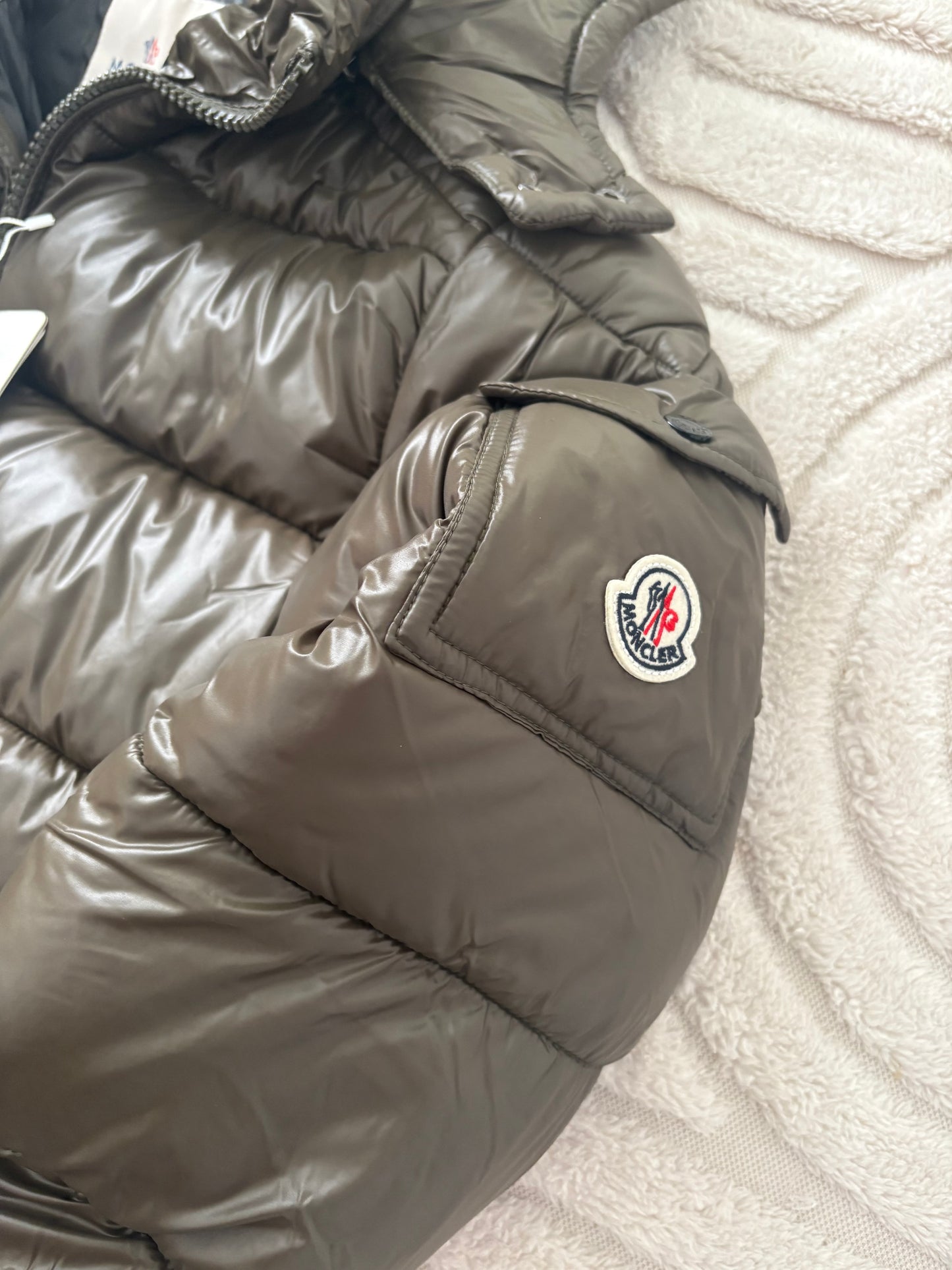 Khaki mon down jacket