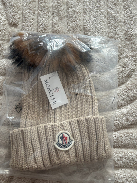 ( in stock ) mon hat beige