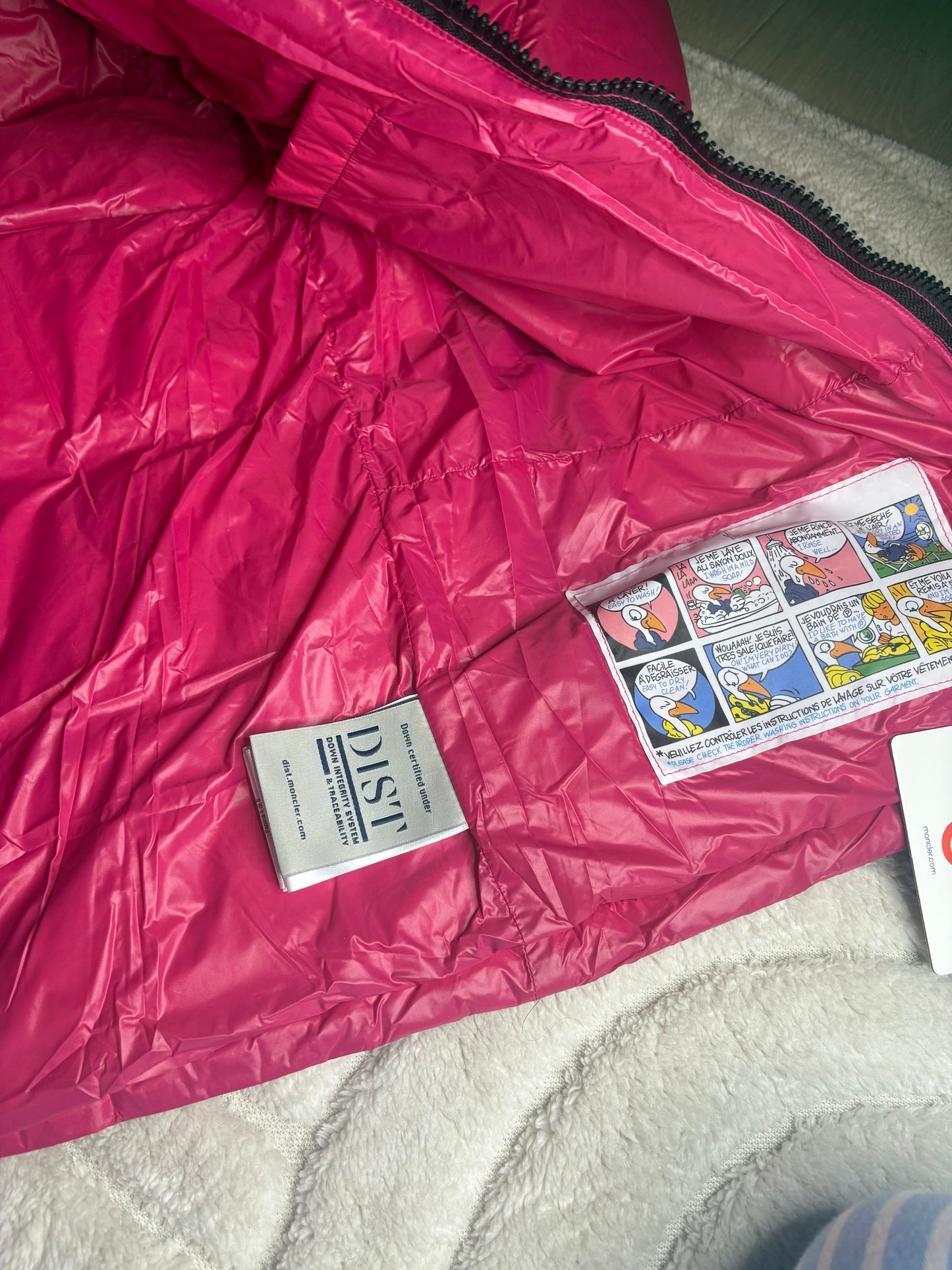 ( in stock size small ) monc fushia pink