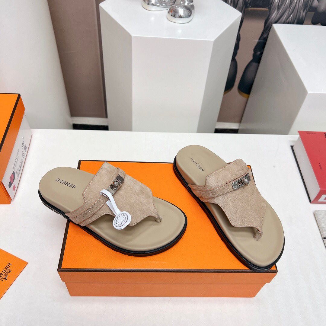 Herm3s new style sandal beige