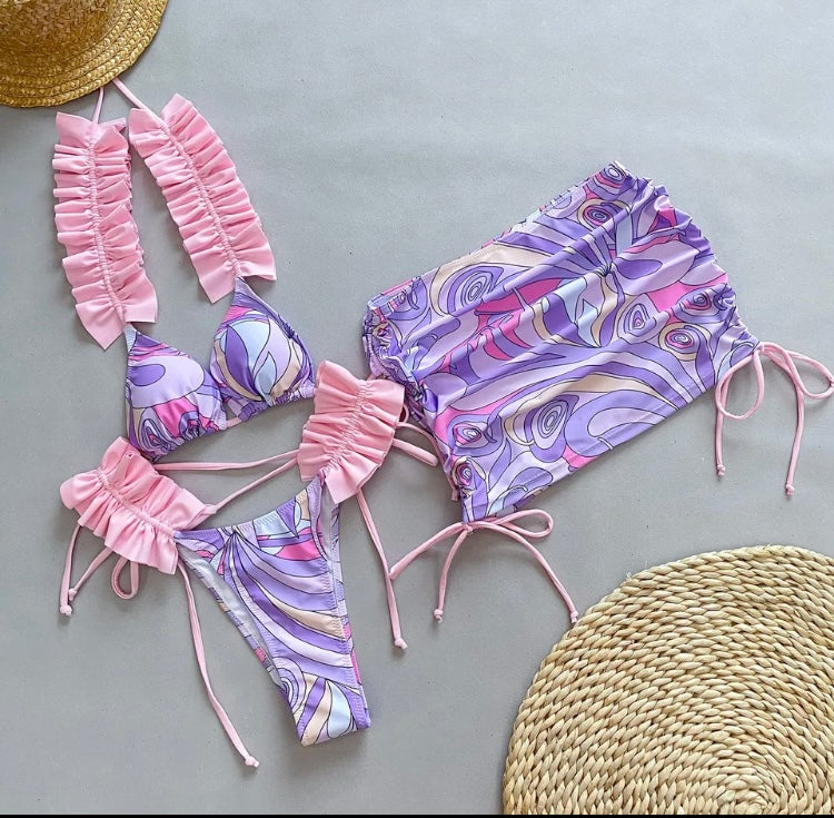 Ella 3 piece bikini set