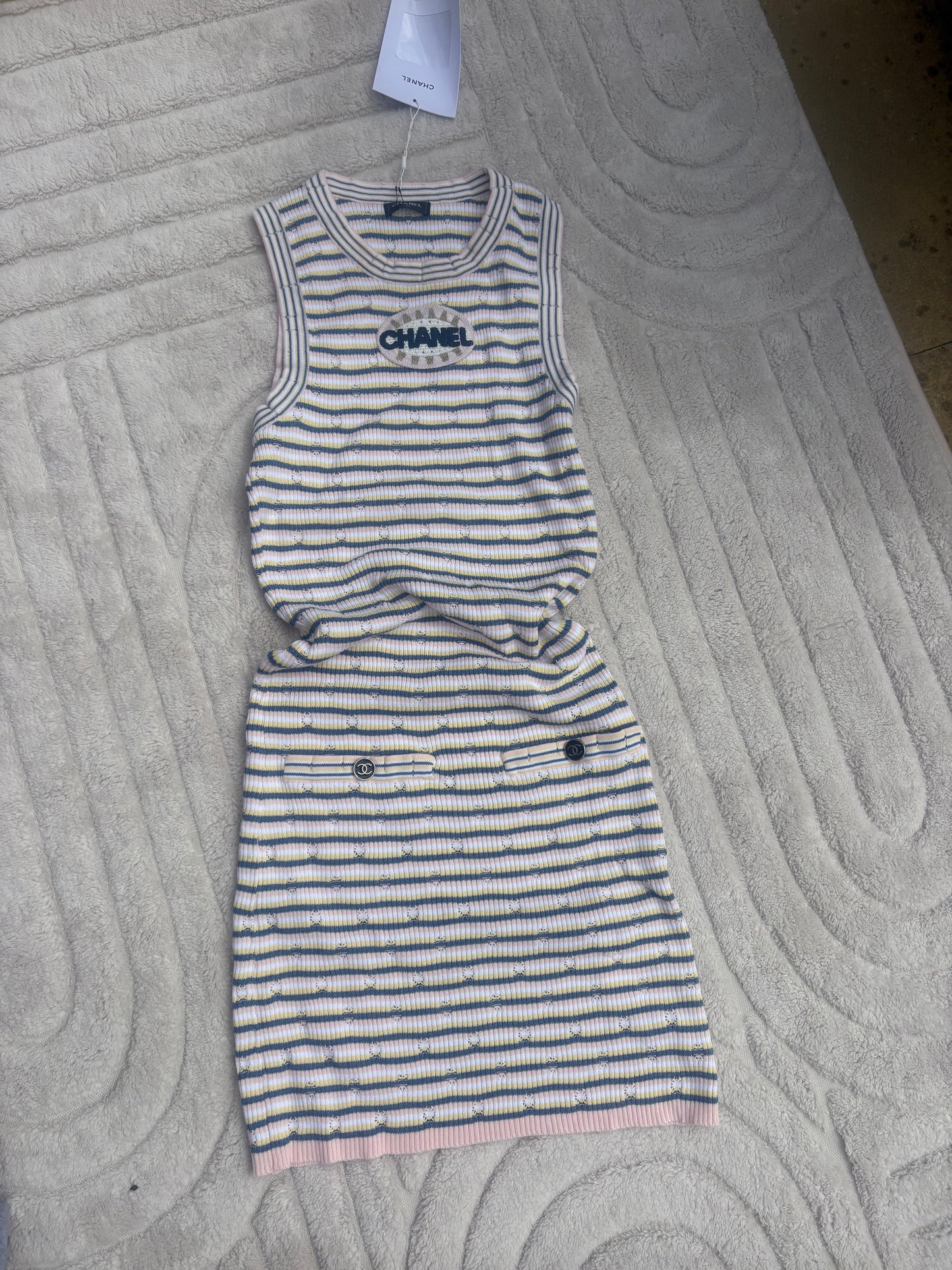 ( in stock size s ) cc stripe dress