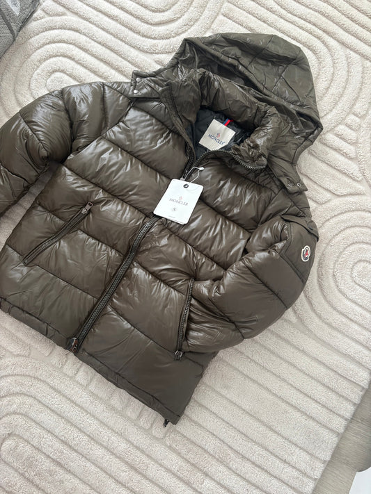 Khaki mon down jacket